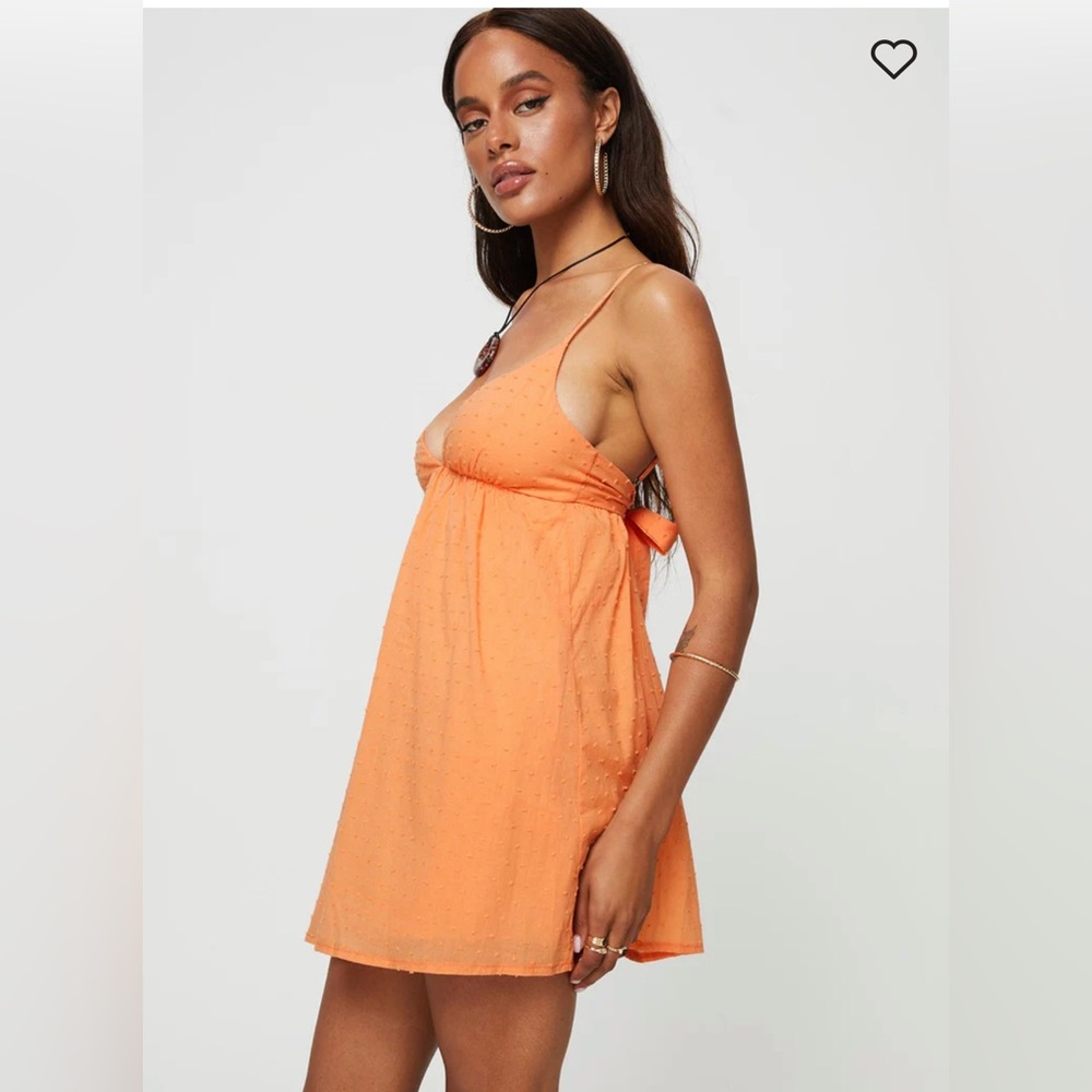 NWT Princess Polly Orange KOKO MINI DRESS Size 4